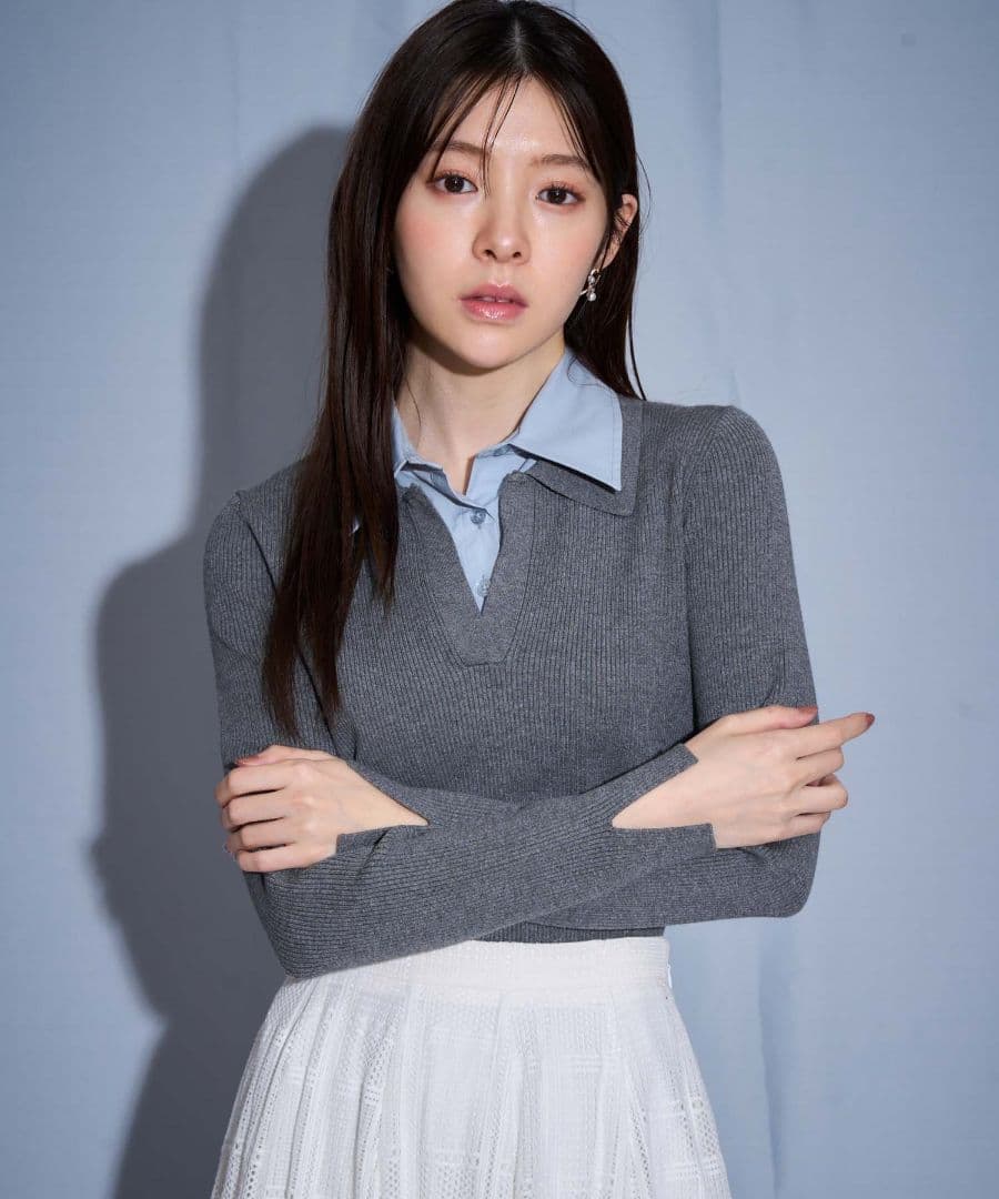 【新品】ノエラ　ダブルカラードッキングニット