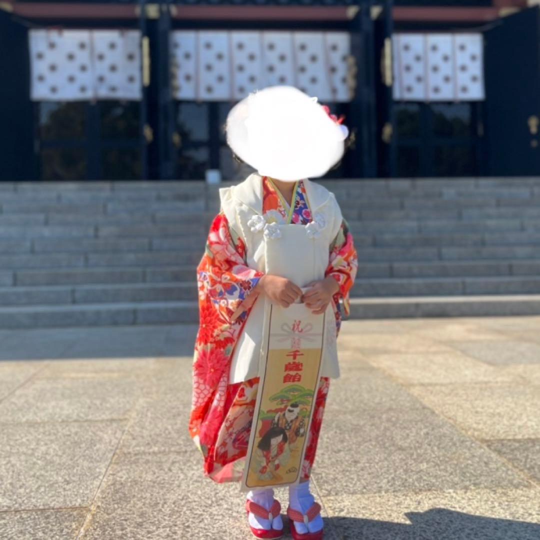 七五三　キャサリンコテージ　6点セット　100サイズ　着物　オレンジ