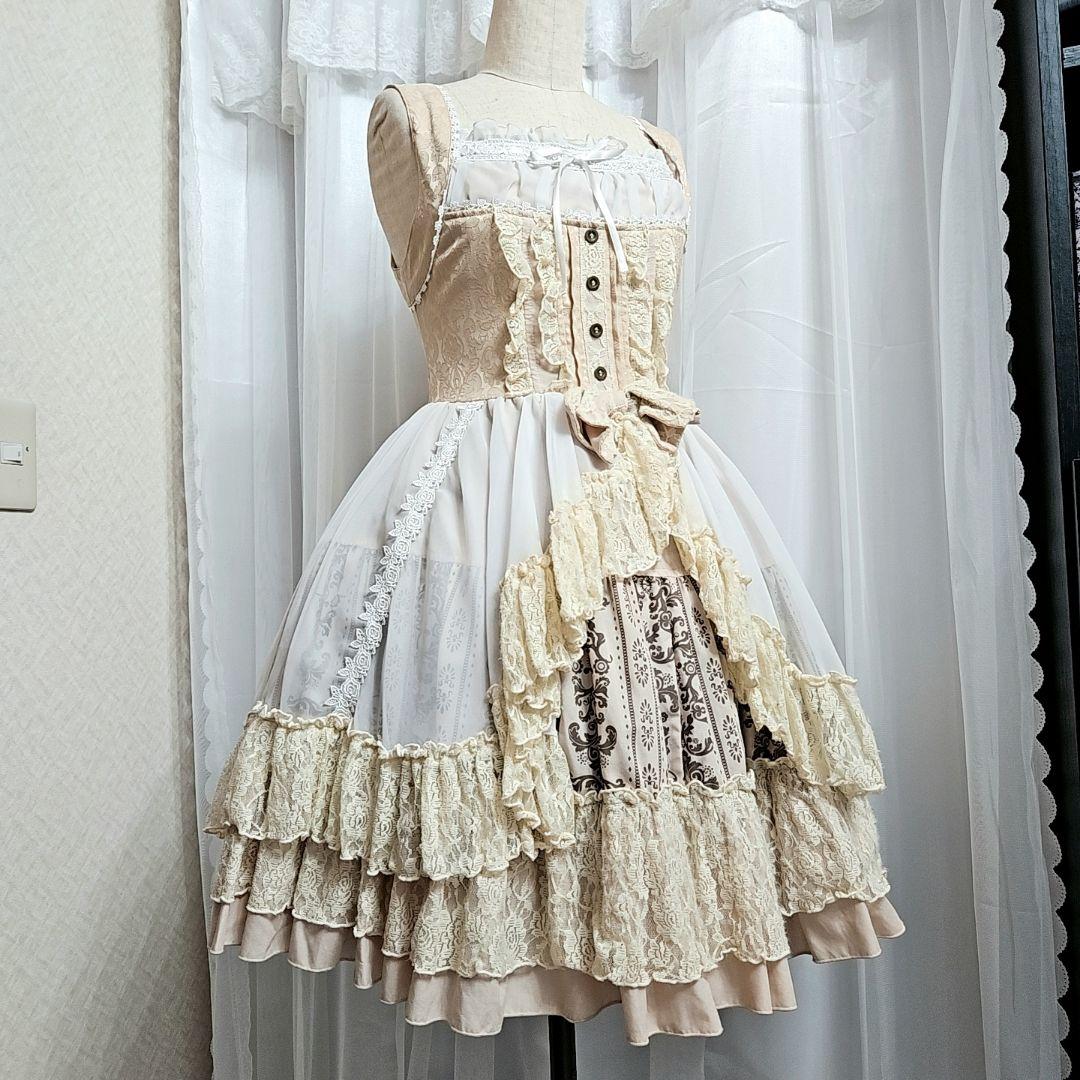 h.NAOTO Steam ジャンスカ ロリィタ クラロリ ジャンパースカート