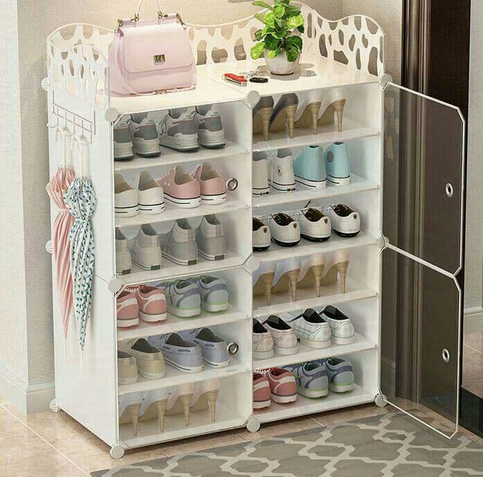 靴棚簡易家庭用収納神器防塵多層室内きれい経済型玄関下駄箱大容量qq