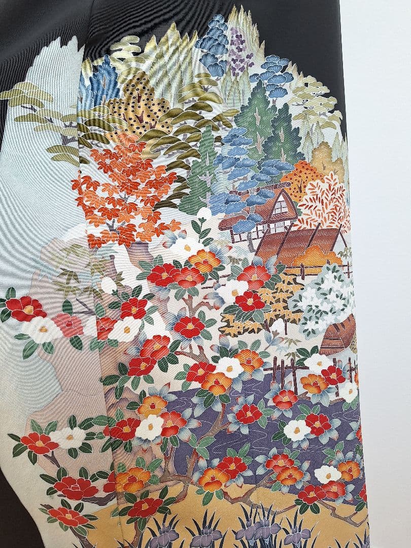 着物リメイクワンピース3648