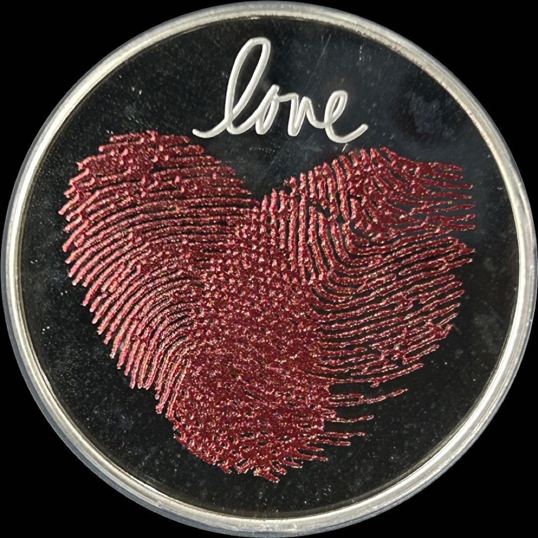 PCGS PR69DCAM ガーナ 2021 2C銀貨 Love発行1000枚