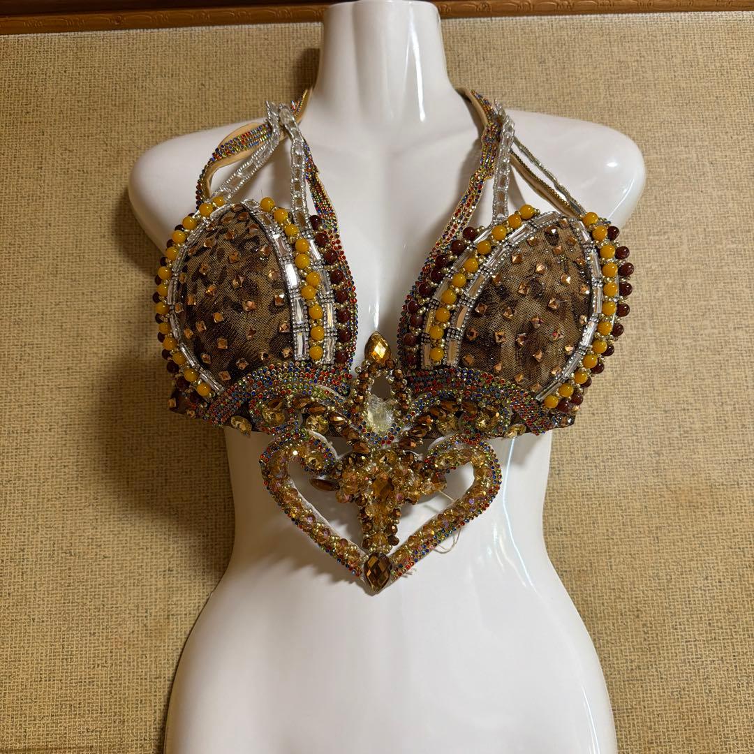 ベリーダンス用ビーズブラトップEgypt style