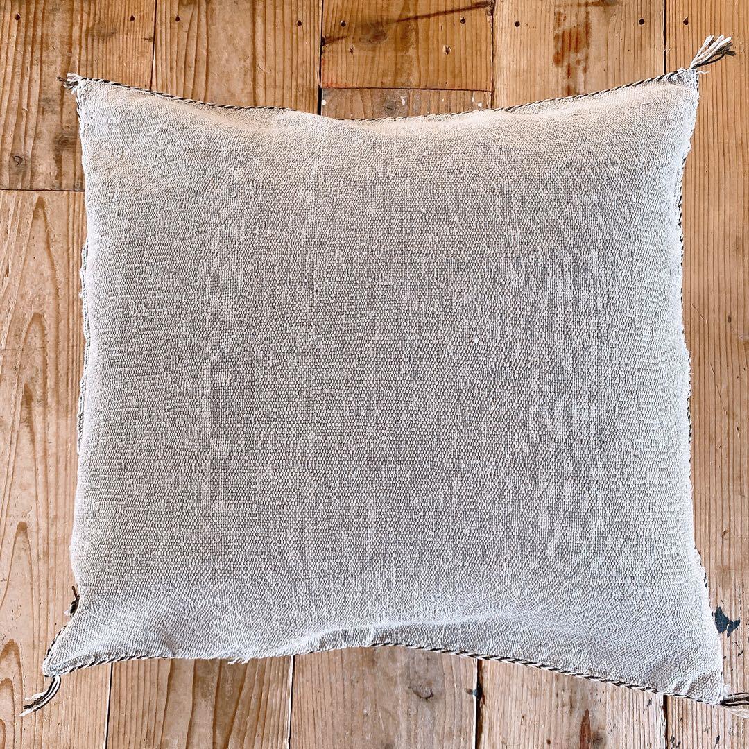 モロッコ製 カクタスシルク サブラ クッションカバー 約47×50cm