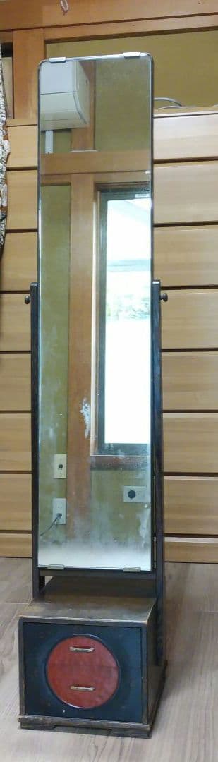 昭和レトロ　古い　アンティーク　鏡台