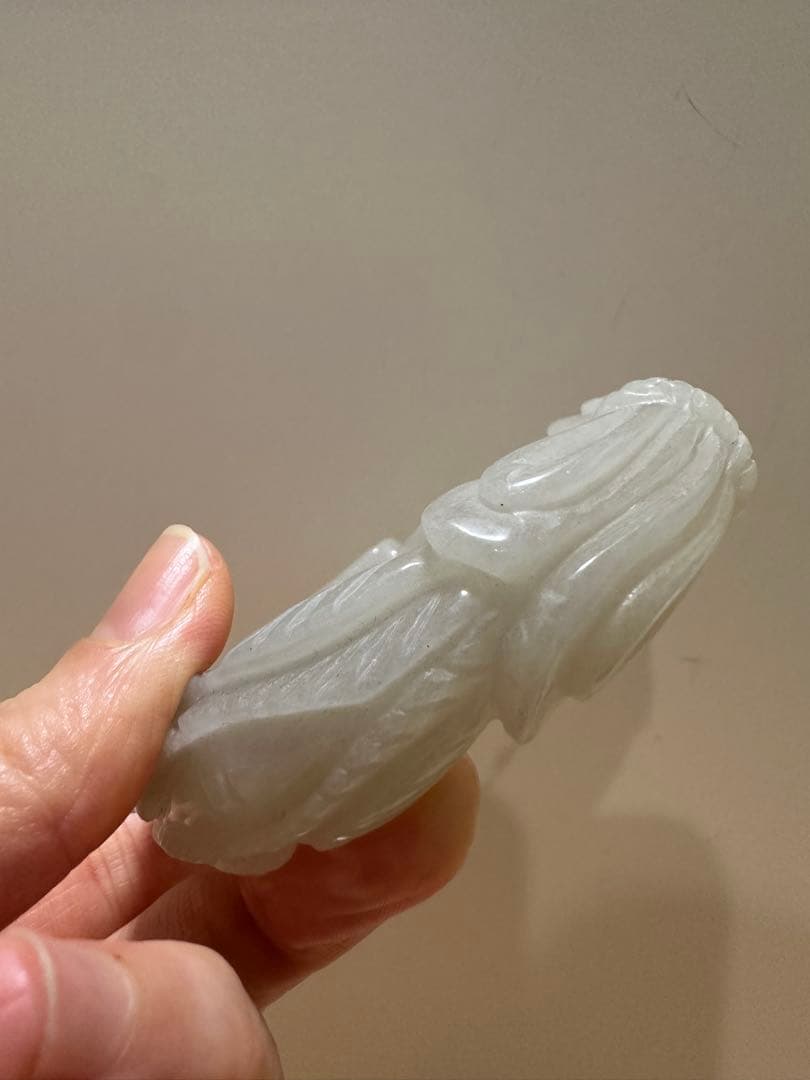 蝶々リボン　シャー太翠バングル原石