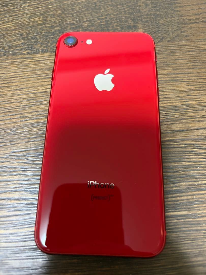 iPhone 8 レッド　画面ひび割れあり　256GB ジャンク