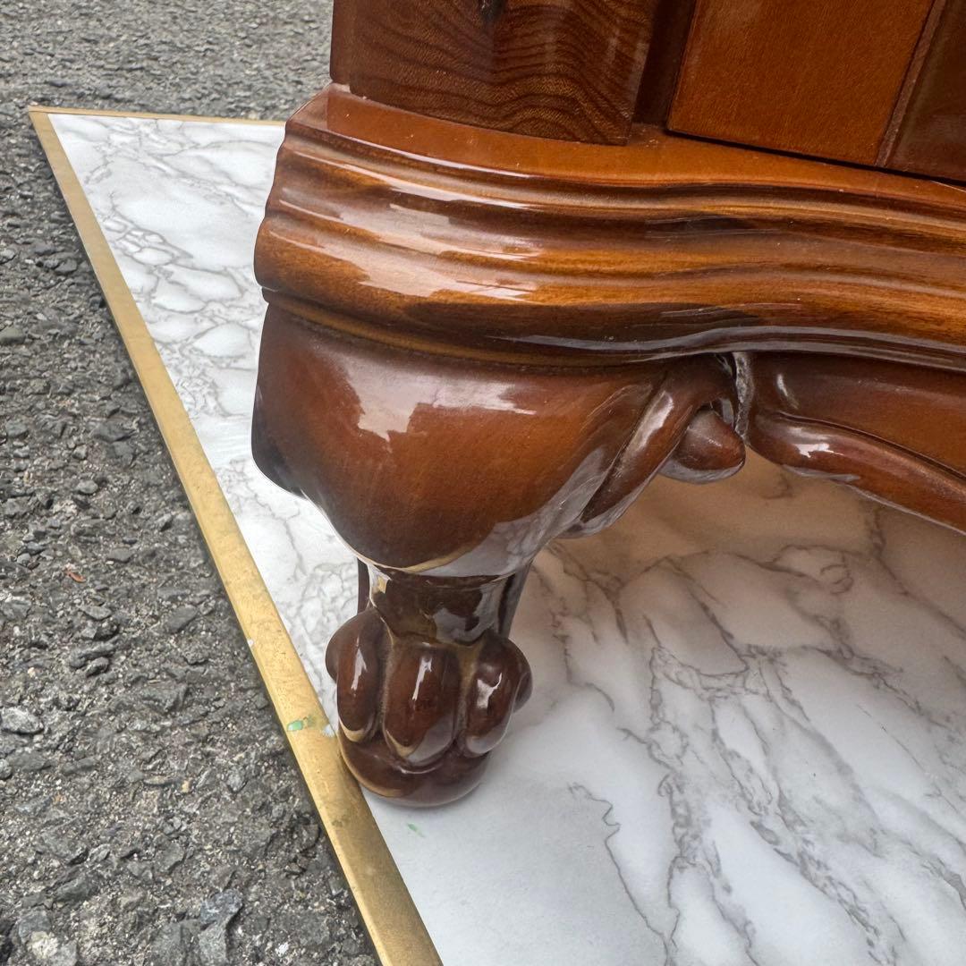 サルタレッリ ガラス　キャビネット イタリア製　ディスプレイ棚　キー付き