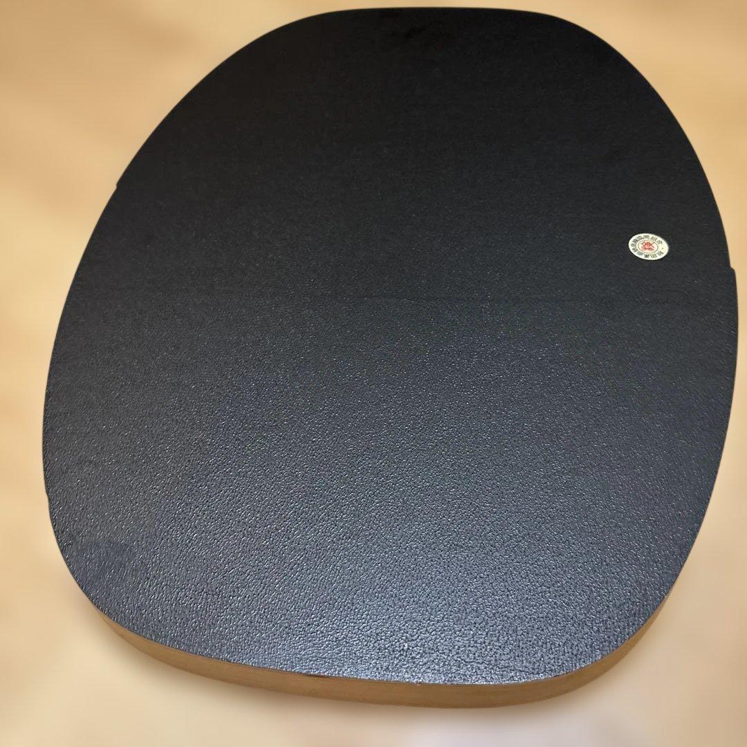 秋田県曲物 秋田杉 大型楕円盆 約51cm 朱塗り　お盆　美品