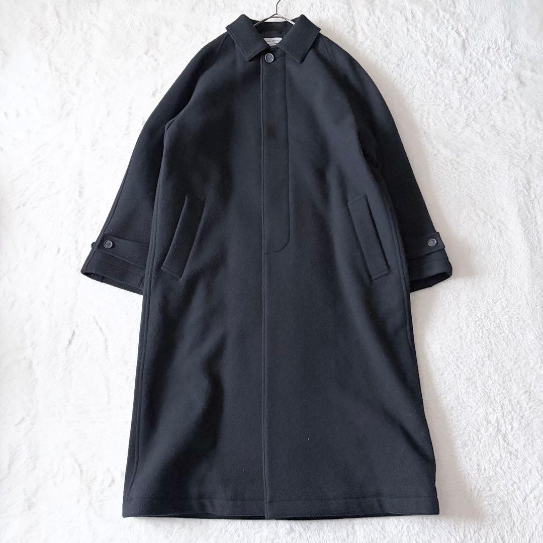 6164 【美品】 メゾンスペシャル メルトンプライムオーバーステンカラーコート