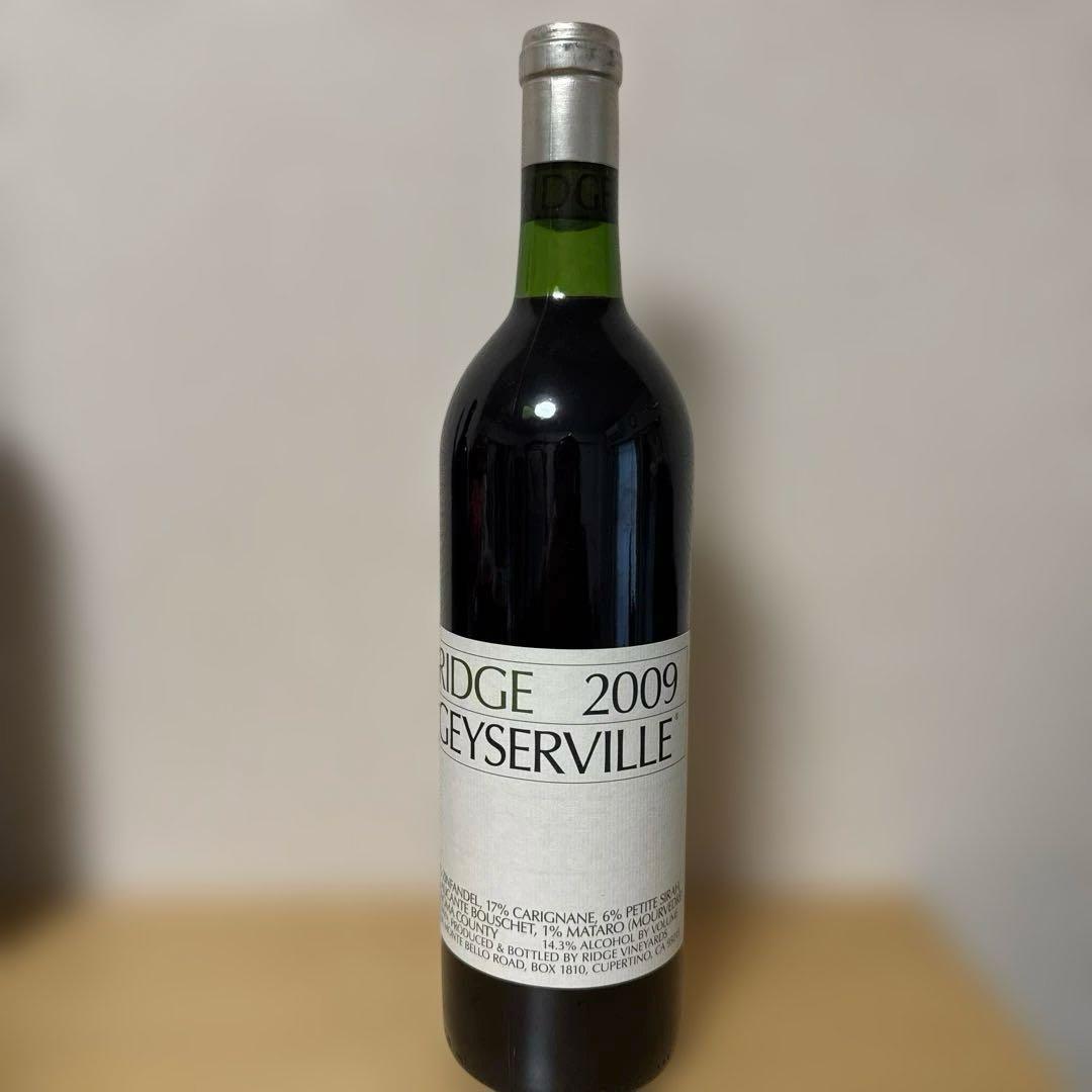 RIDGE Geyserville 2009 赤ワイン