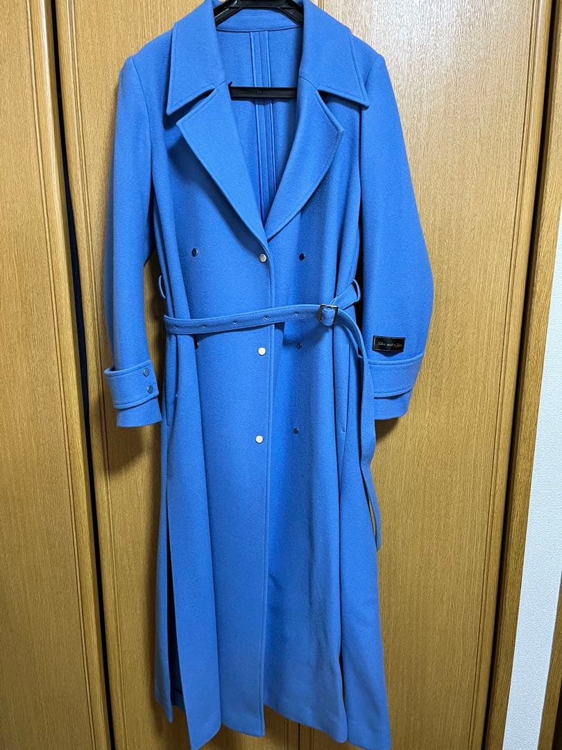 【美品】AMERI ベルトフレアロングコート
