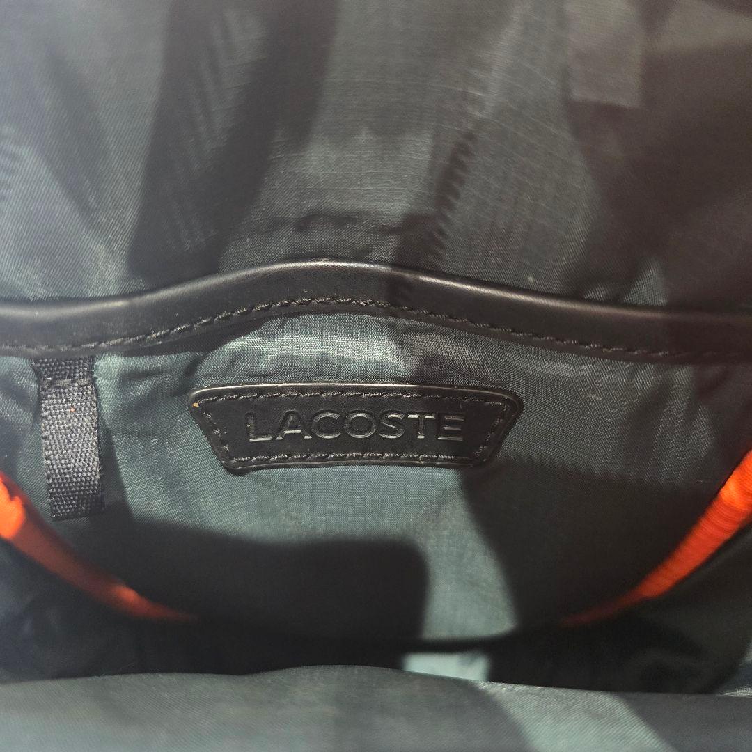 LACOSTE モノグラムバーティカル ショルダーバッグ