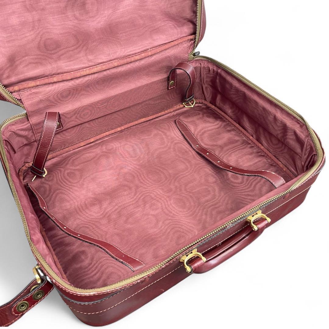 カルティエ マストライン レザー 2way トランクケース バッグ ボルドー