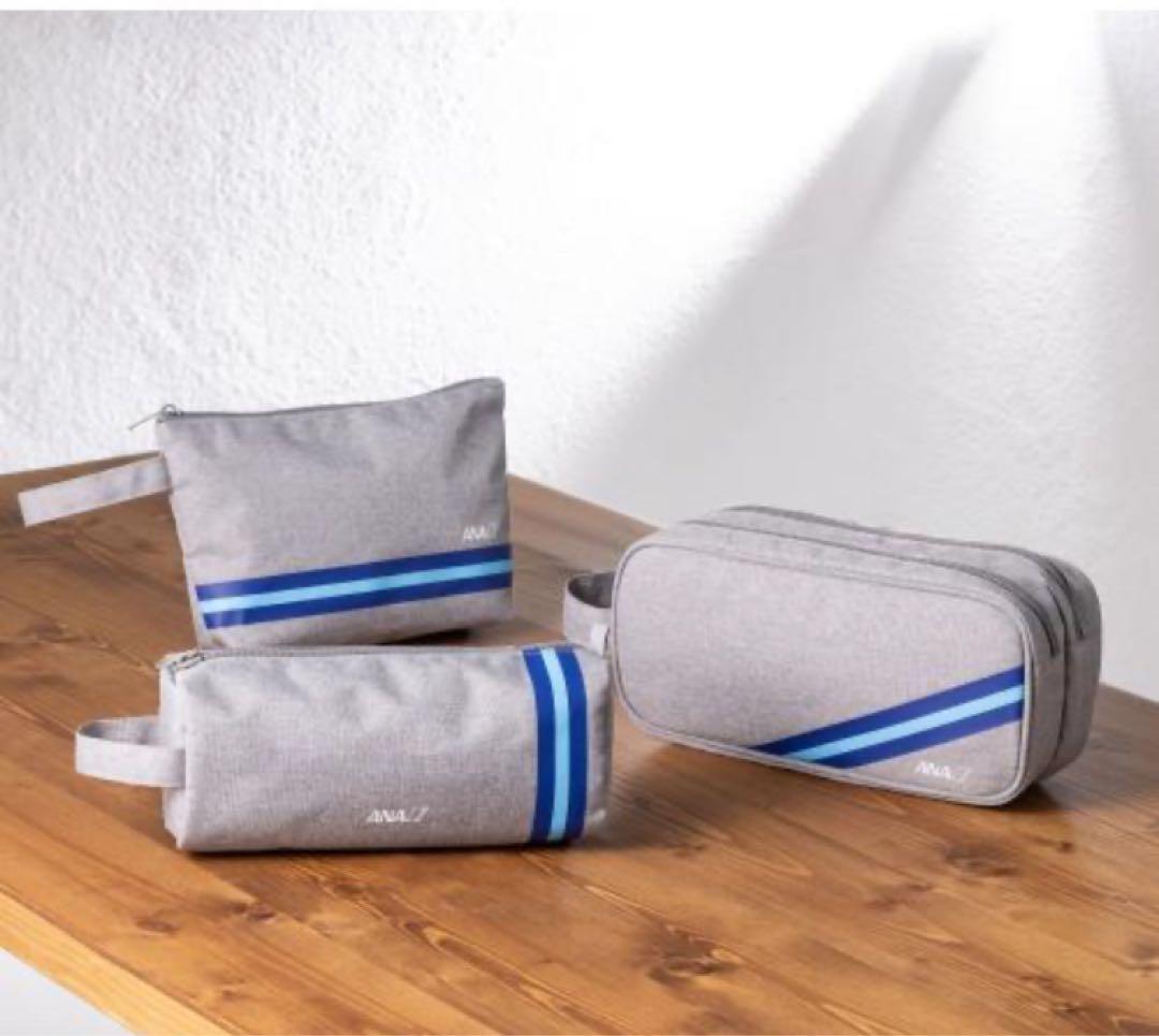 ANAユニフォームコレクション　ペンケース　ポーチ3点セット
