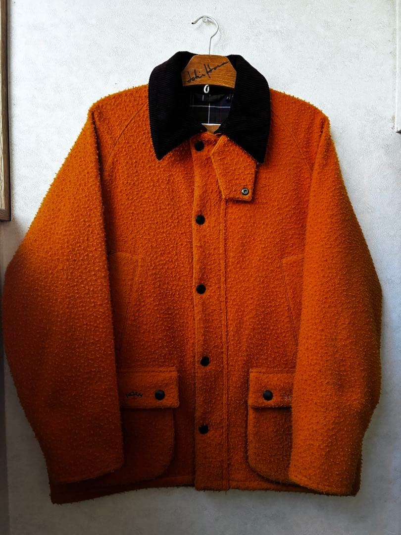NOAH×Barbour Wool Teddy Casentino jacket