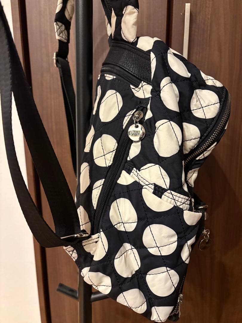 Pebbly ペブリー　Me&Yo リュック　ラインストーン　刺繍　ドット柄