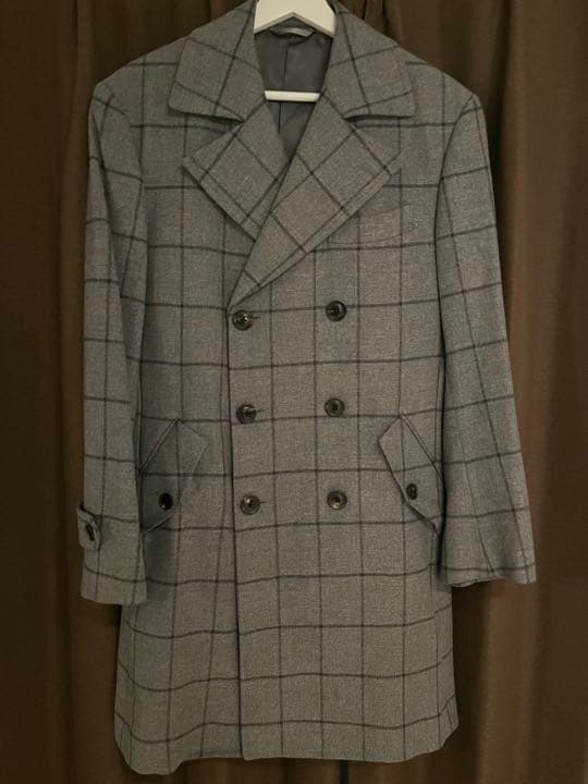 麻布テーラー コート サイズ46