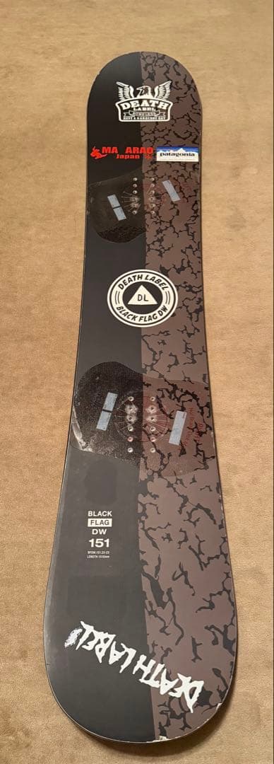 Death Label Boneless 151cm スノーボード