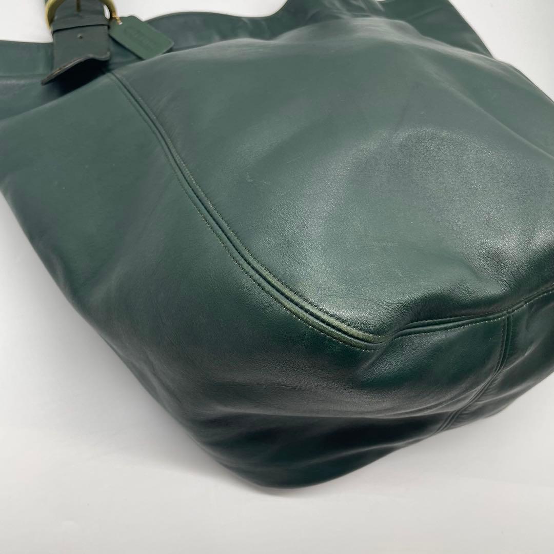 オールドコーチ　レザー　トートバッグ　 4082 希少グリーン　USA製