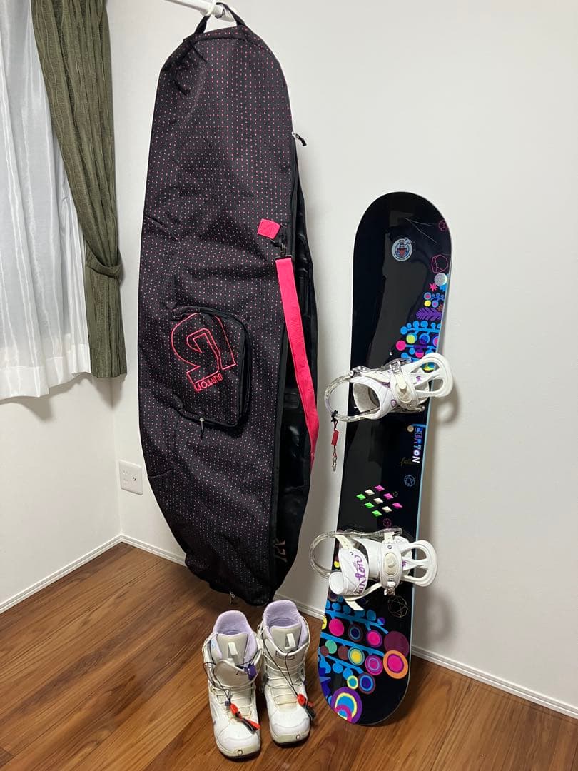 Burton スノーボード4点セット＋ワックスセット【レディース】