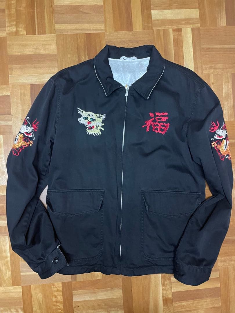 ヴィンテージ希少　スカジャン　リバーシブル　AVIREX