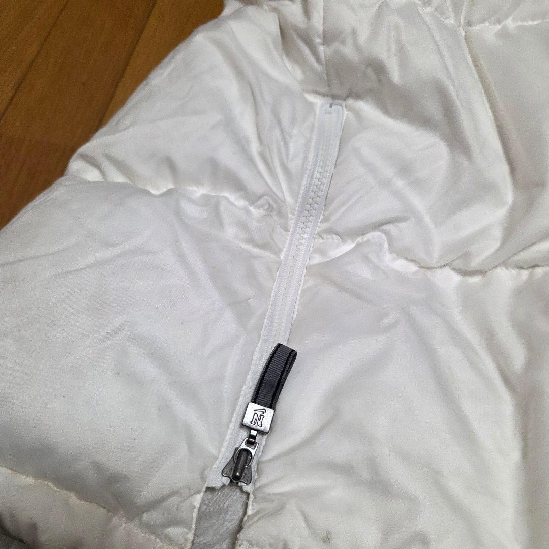 極美品　Nike ホワイト ベンチコート　ロングダウンジャケットLサイズ