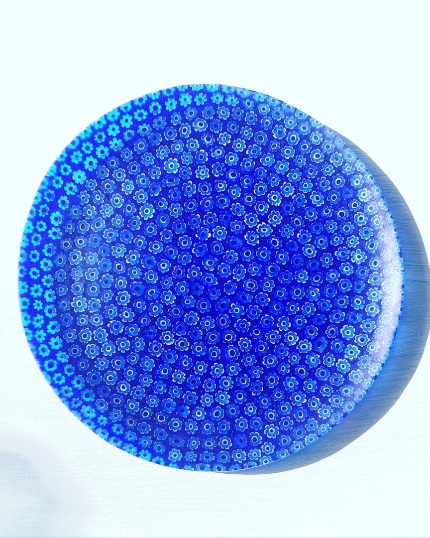 ベネチアングラスのお皿　大