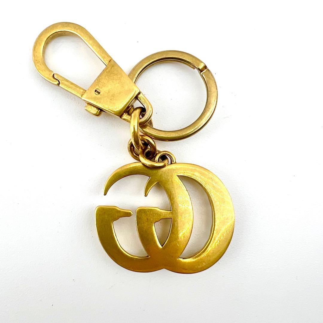 極美品✨GUCCI キーリング キーホルダー マーモント GG パール 真珠