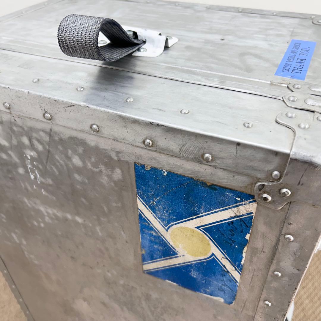 【希少レア】70年代 大型ジュラルミンケース 内張り新品 おしゃれ ヴィンテージ