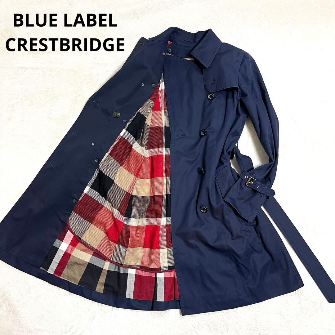 BLUE LABEL ブルーレーベル クレストブリッジ コート ネイビー 40