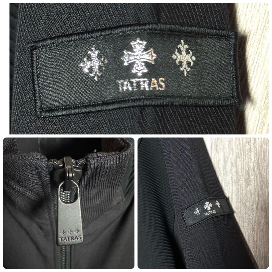 3600【未使用級・極美品】タトラス 袖ワッペンロゴ 切替 トラックジャケット