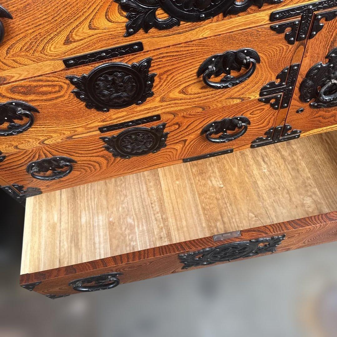 昭和レトロ　美品　岩谷堂箪笥　鍵付き