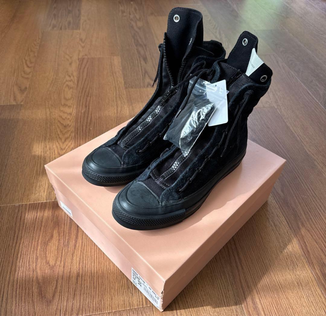 Addict ブラックスエード ハイカットスニーカー