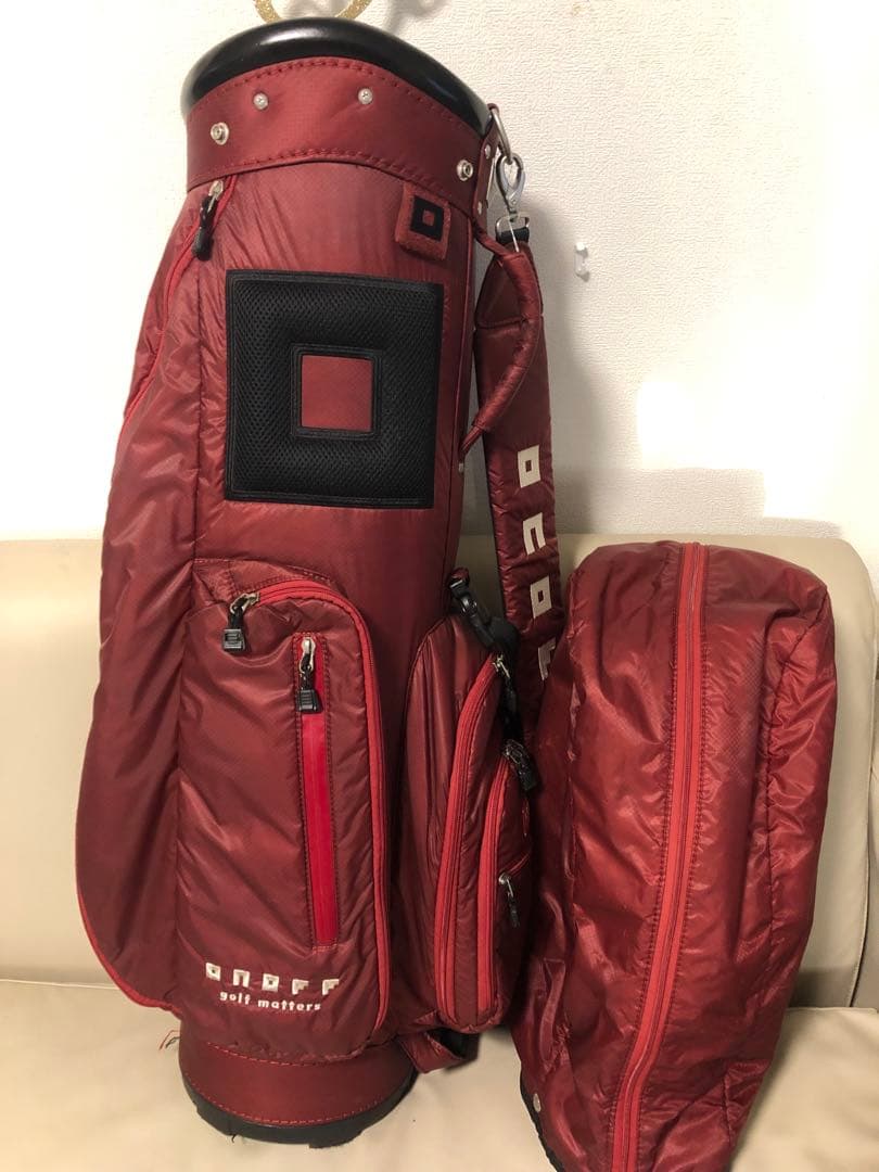 【送料込み】廃盤　激レア限定品　オノフ　ONOFF キャディバッグ　ゴルフバッグ