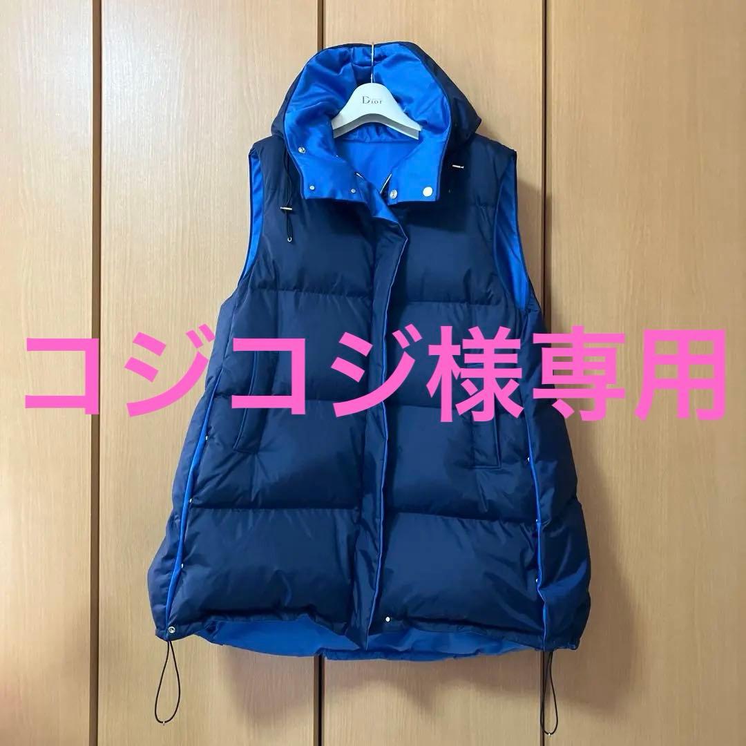 トゥモローランドコレクション リナイロン フーデッドダウンジレ