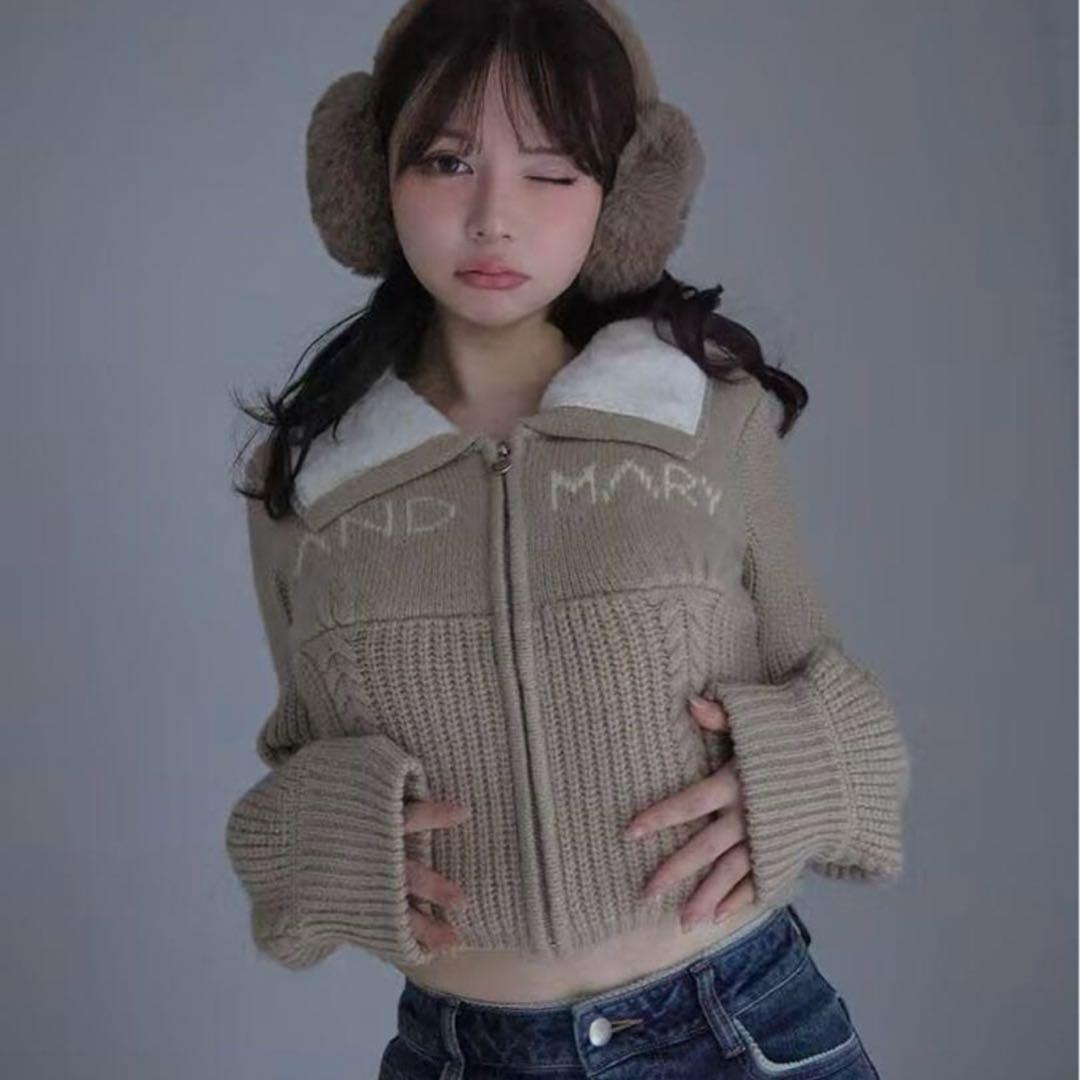 andmary Mary logo zip tops 正規品、新品