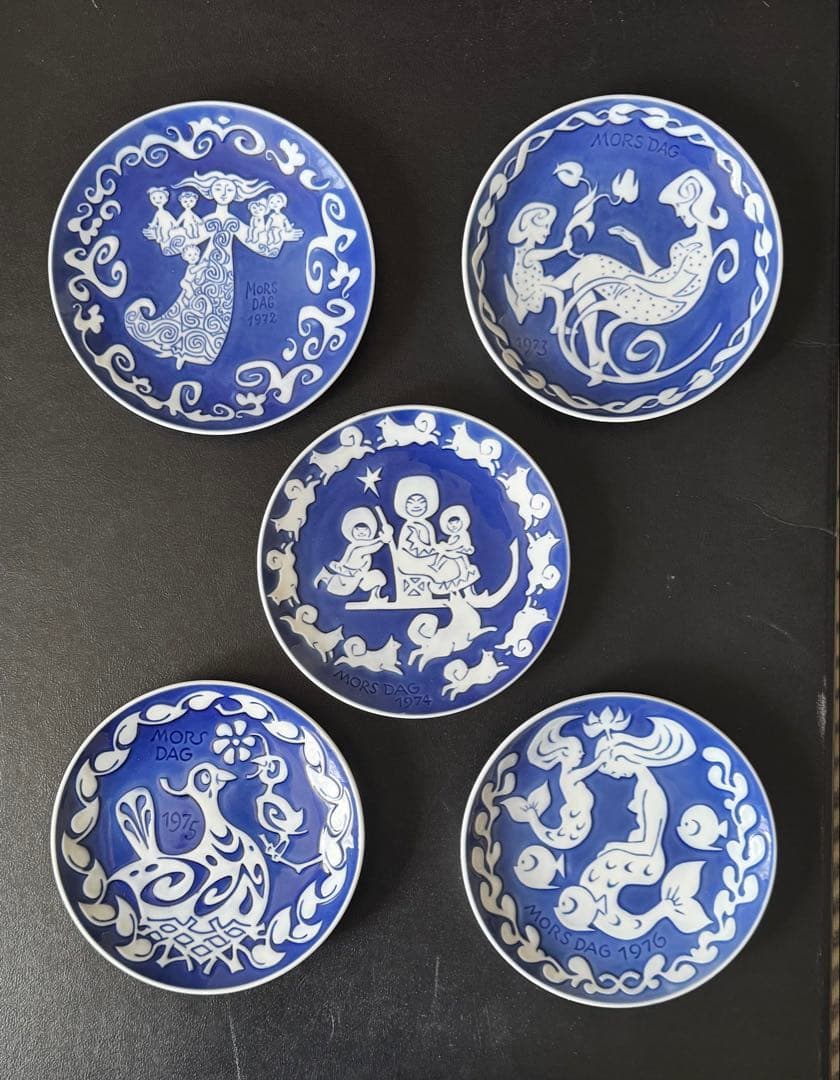 ロイヤルコペンハーゲン マザーズデイプレート　5枚セット