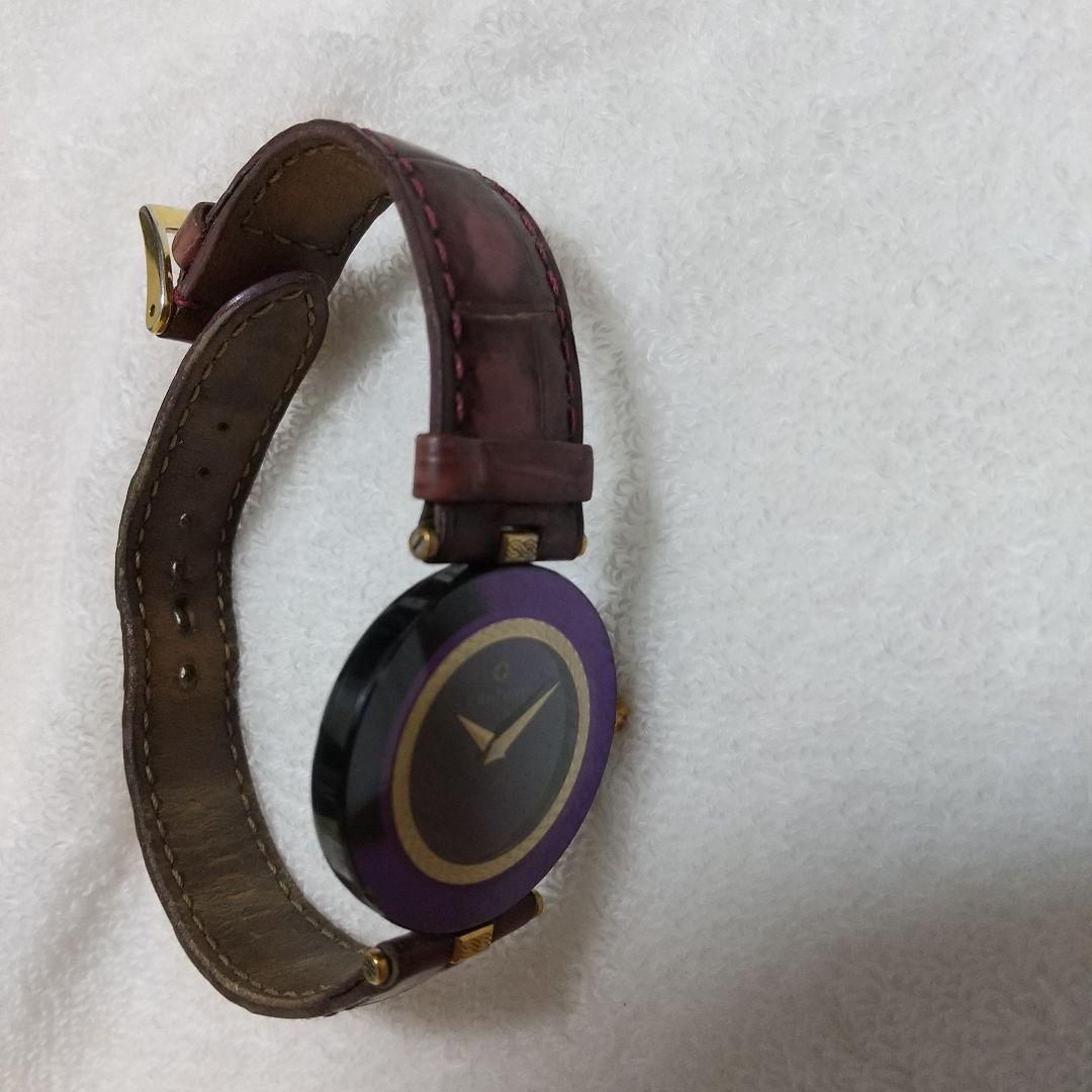 CENTURY クォーツ腕時計 紫色