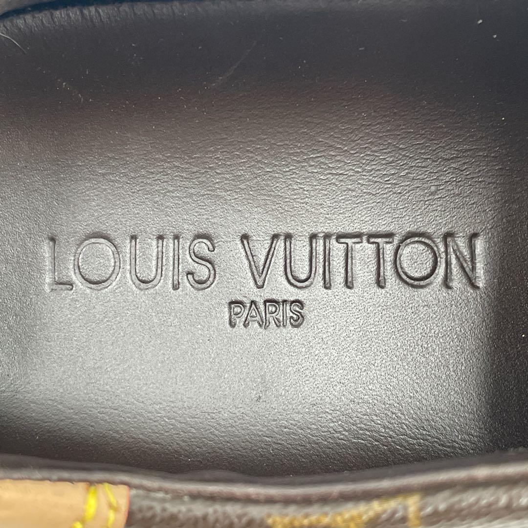 ルイヴィトン　モノグラム　靴　レディース　スニーカー　スエード　24.5㎝