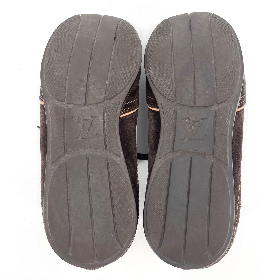 ルイヴィトン　モノグラム　靴　レディース　スニーカー　スエード　24.5㎝