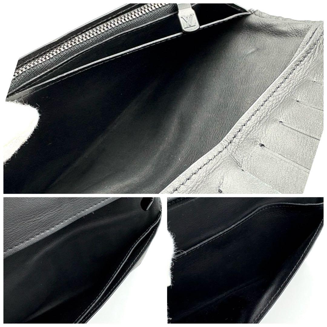 【美品・希少】ルイヴィトン ポルトフォイユ ブラザ ダークアンフィニ 長財布