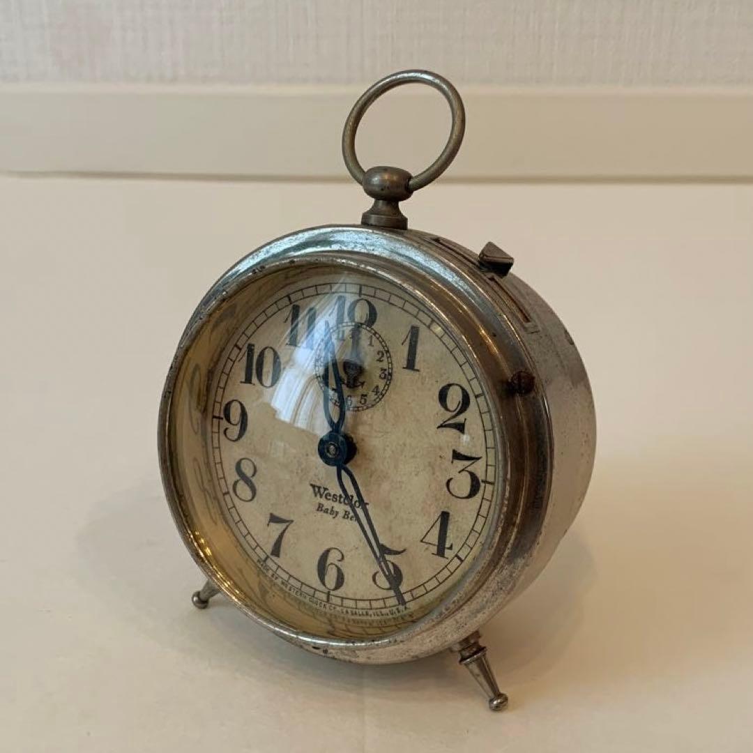 b*o様 引越し大セール！アンティーク　時計　目覚まし時計　アラーム　ねじ巻き