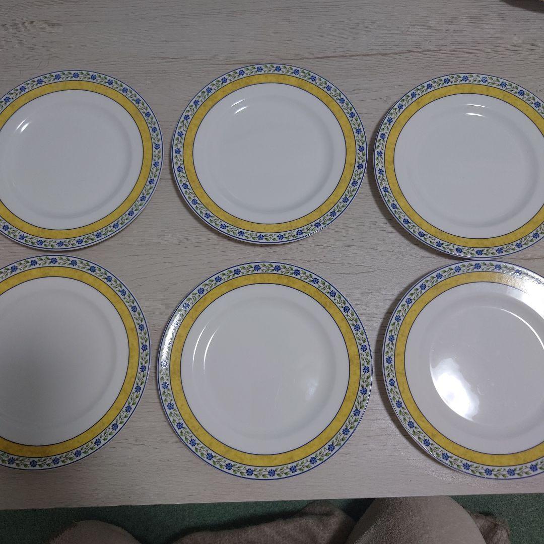  MISTRAL ボーンチャイナミストラル皿 6枚セット