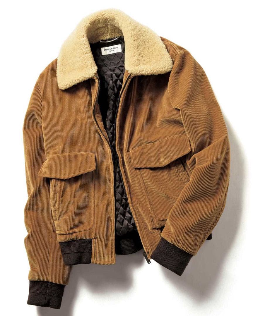 美品 SaintLaurent corduroy jacket 48