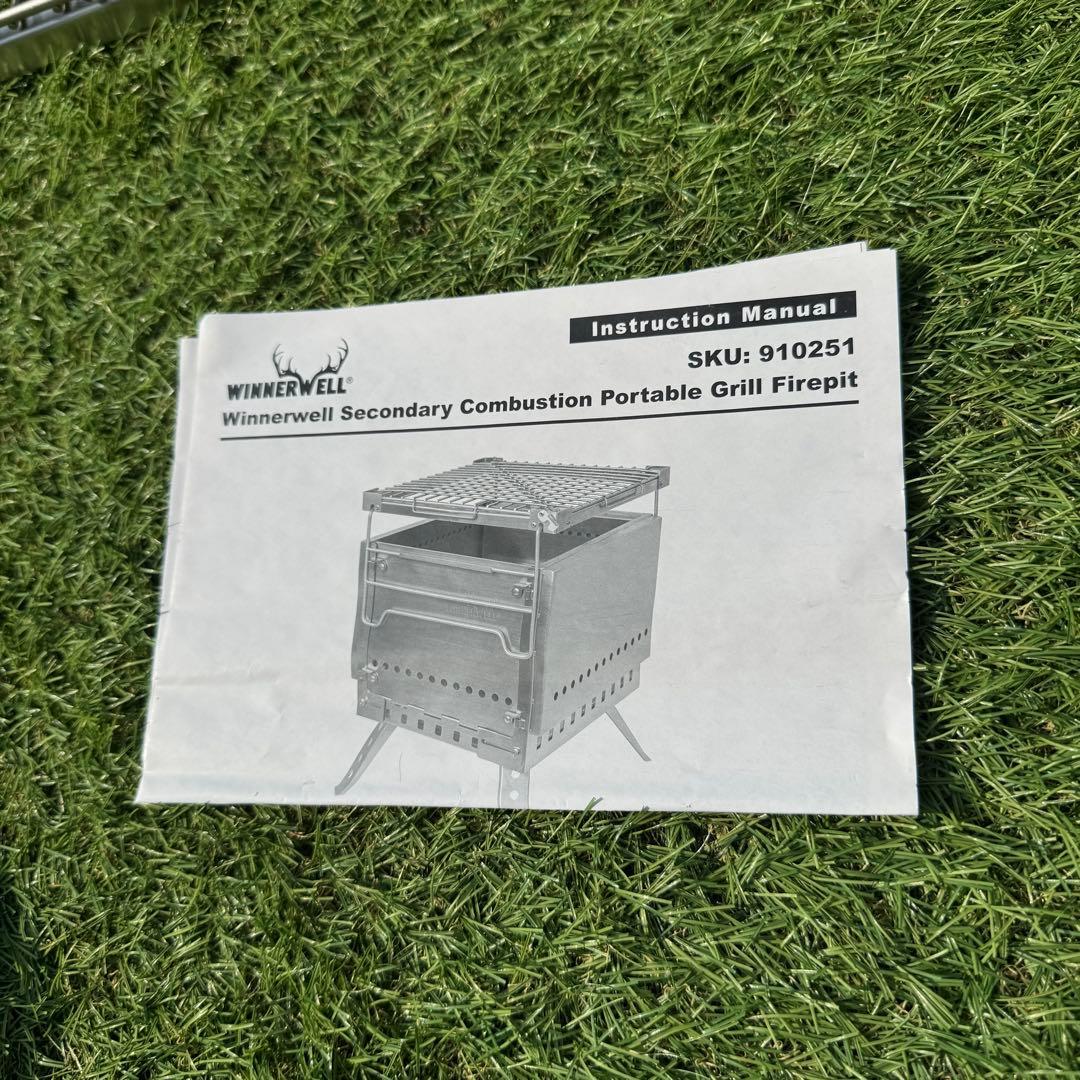 未使用　ウィンナーウェル 二次燃焼ポータブル グリル ファイヤーピット