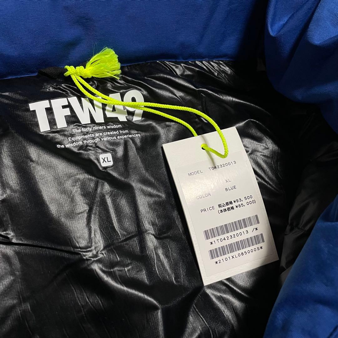 定価9.4万　新品未使用　TFW49 ダウンジャケット　ブルー　XL ゴルフ