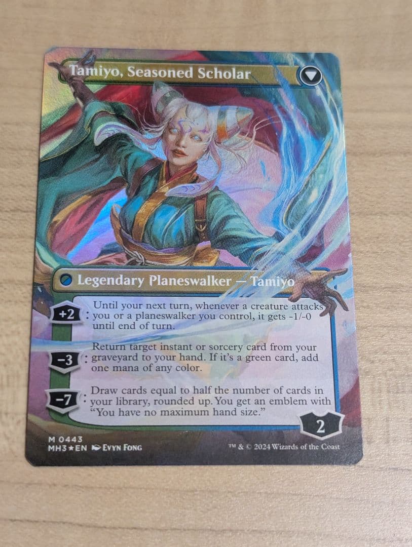 専用【知りたがりの学徒、タミヨウ】【ボーダーレス】【foil】【1枚】