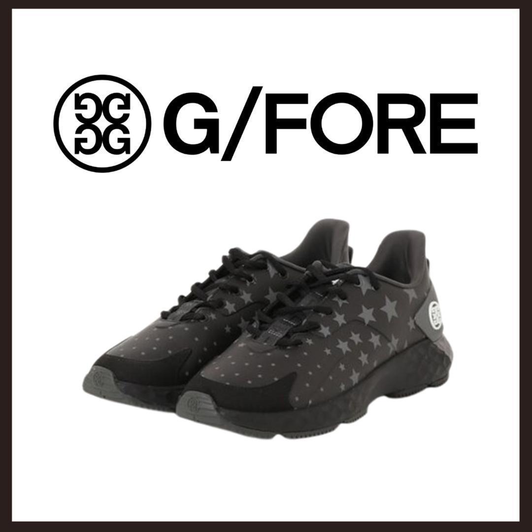 新品 未使用 ジーフォア MG4+スター ゴルフシューズ ブラック 28cm