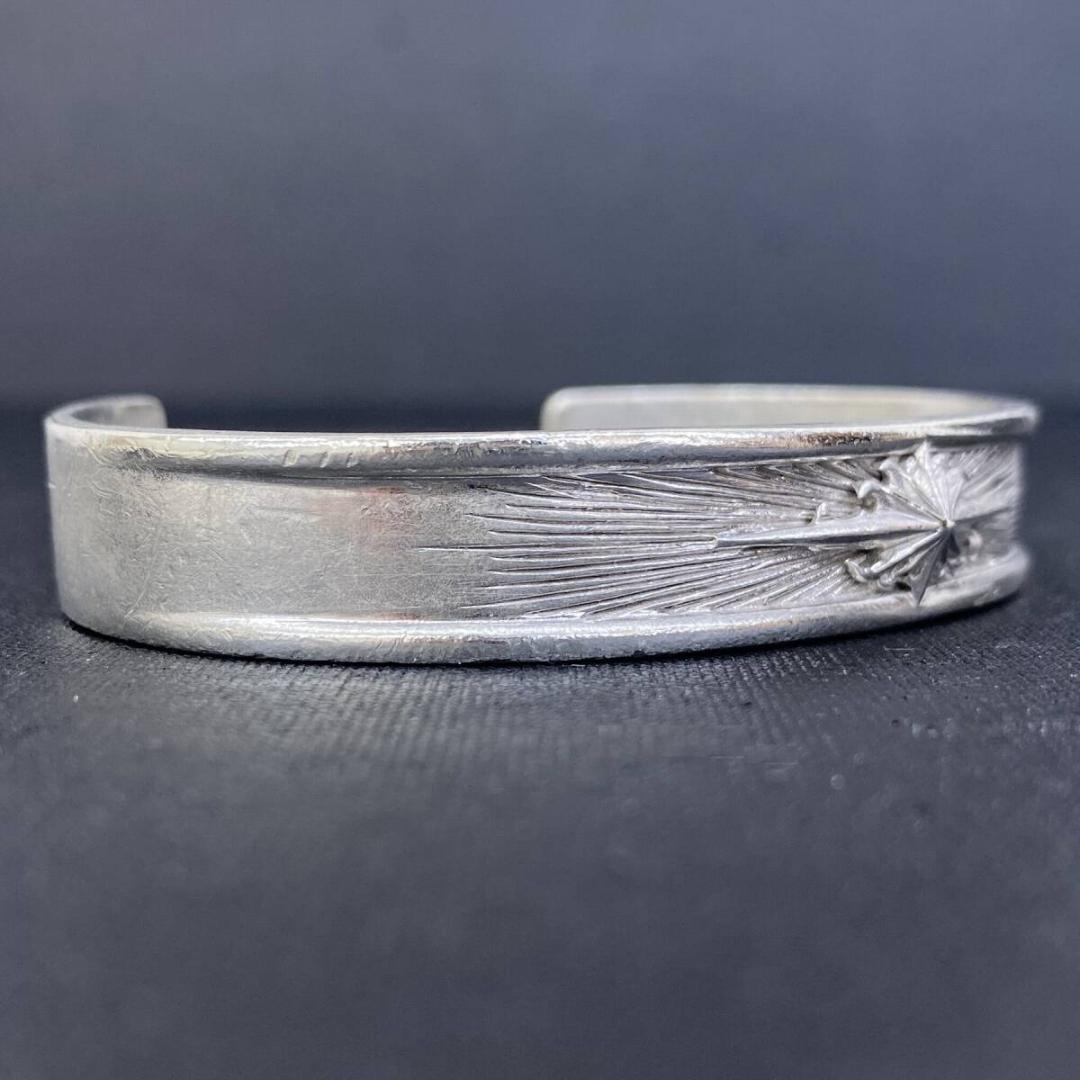 SAAD シルバー 925 サンバースト アラベスク バングル